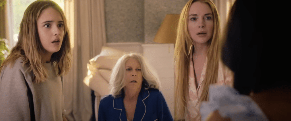 Harper, Tess, and Anna in shock after the switch.
